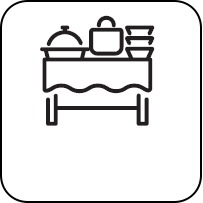 Cucina accessoriata